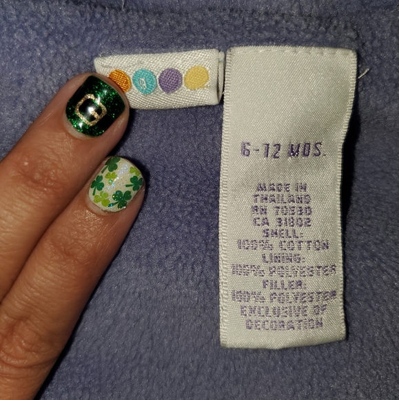 Gymboree Reversible Fleece Coat size 6-12 months - Picture 2 of 8